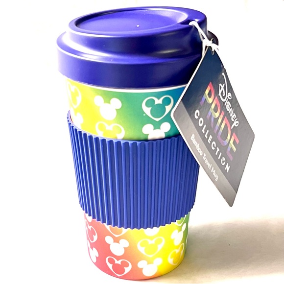 Disney Pride Collection Bamboo Travel Mug Purple/Multi 20oz - Picture 1 of 9